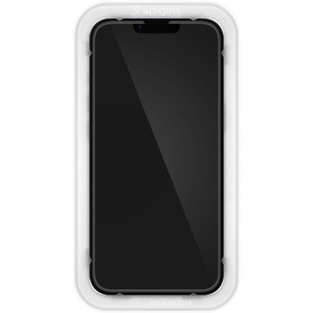 SZKŁO HARTOWANE SPIGEN ALM GLASS FC IPHONE 13 / 13 PRO / 14 BLACK