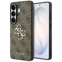 Etui Guess 4G Big Metal Logo do Samsung  Galaxy S26 Ultra brązowy