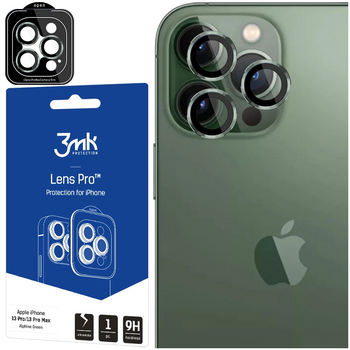 Apple iPhone 13 Pro/13 Pro Max - 3mk Lens Protection Pro Alpine green