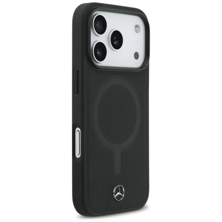 MERCEDES ETUI SKÓRZANE PLAIN SMOOTH LEATHER DO IPHONE 17 PRO