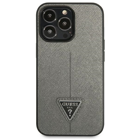 GUESS ETUI HARDCASE DO IPHONE 13 PRO 13 6,1 SAFFIANO Z TRIANGLE LOGO