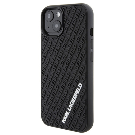 KARL LAGERFELD ETUI HARDCASE DO IPHONE 15 14 13 6.1 3D RUBBER MULTI LOGO