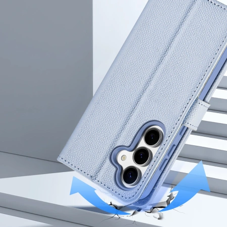 DUX DUCIS POKROWIEC SKÓRZANY DO SAMSUNG GALAXY S25+ Z ODŁĄCZANYM PORTFELEM