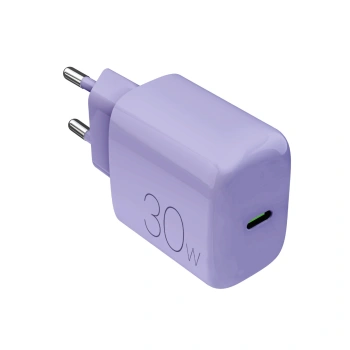 Ładowarka sieciowa Puro Pro Lite 30W USB-C - fioletowa