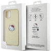 Etui Hello Kitty Leather Kitty Head MagSafe na iPhone 11 / Xr - złote