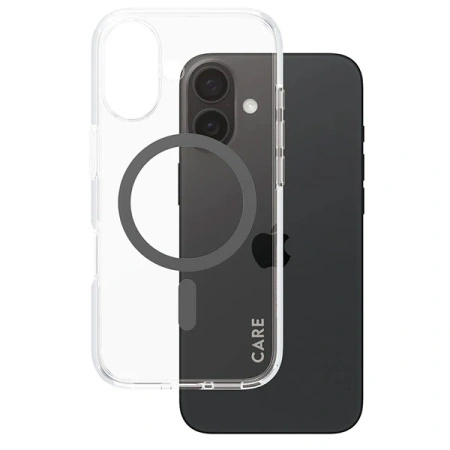Etui CARE by PanzerGlass Flagship Case z MagSafe na iPhone 16 - czarne