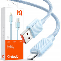 MCDODO ŁADOWARKA KABEL USB LIGHTNING DO IPHONE 11 12 13 14 PRO 1M NIEBIESKI