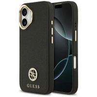 GUESS ETUI GRAINED STRASS LOGO DO IPHONE 17 MAGSAFE DESIGNERSKIE