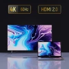 Adapter Wozinsky WACH-01 USB-C - HDMI 4K 60Hz - czarny