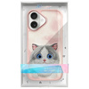 NIMMY ETUI IPHONE 16 6.1 BIG EYED PET 2.0 CAT DO APPLE IPHONE 16 ORYGINALNE