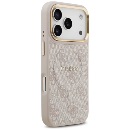 GUESS ETUI 4G PU CLASSIC LOGO MAGSAFE DO IPHONE 17 PRO CASE LUKSUSOWE
