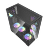 Obudowa komputerowa Darkflash DS900 (czarny) + 7 wentylatorów ARGB