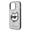 Karl Lagerfeld KLHCP14XG2CPS iPhone 14 Pro Max 6,7" srebrny/silver hardcase Glitter Choupette Patch