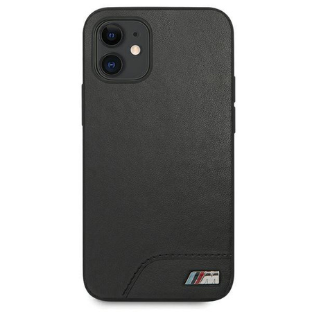 Etui BMW BMHCP12SMHOLBK iPhone 12 mini 5,4" czarny/black hardcase M Collection Smooth PU