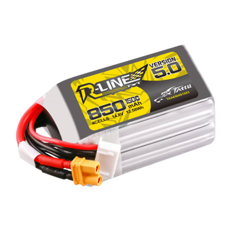 TATTU R-LINE AKUMULATOR 850MAH 14.8V DO MODELI RC DRONÓW XT30U-F 150C