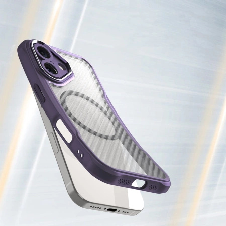 HURTEL ETUI DO IPHONE 16 SILIKONOWE LEADING SERIES Z DO MAGSAFE WYSOKA