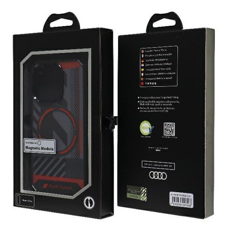 AUDI IML SPORT DO MAGSAFE CASE DO IPHONE 15 PRO 6.1 HARDCASE ZDERZAK