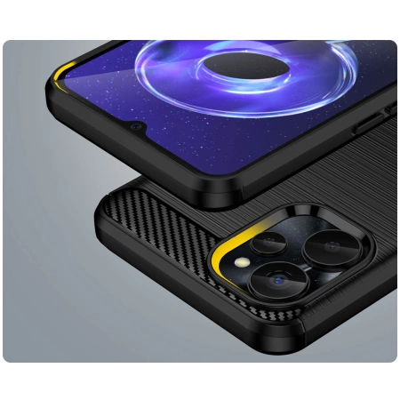 HURTEL CARBON CASE ETUI DO REALME 10 5G REALME 9I 5G ELASTYCZNY SILIKONOWY