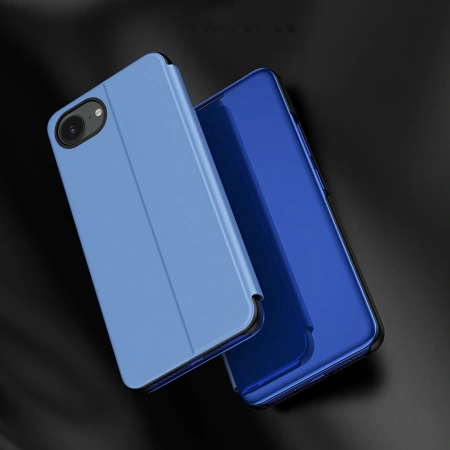 HURTEL ETUI CLEAR VIEW CASE DO IPHONE 16E Z KLAPKĄ Z OCHRONĄ PRZED