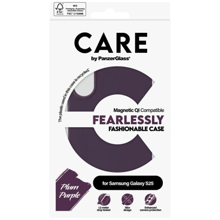 PANZERGLASS ETUI CARE FASHION QI DO SAMSUNG GALAXY S25 OCHRONA EKRANU