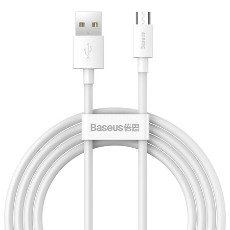 BASEUS KABEL MICRO USB PRZEWÓD DO TELEFON TABLET 21A 1.5M SZYBKIE ŁADOWANIE