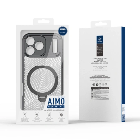 DUX DUCIS ETUI AIMO MAG DO IPHONE 17 PRO Z PIERŚCIENIEM MAGNETYCZNYM