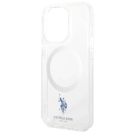 Etui U.S. Polo Assn. MagSafe Collection do iPhone 15 Pro - przerozczyste