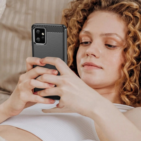 HURTEL CARBON CASE DO MOTOROLA MOTO G POWER 2023 POKROWIEC ELASTYCZNY