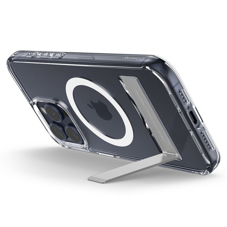 Spigen Caseology Capella MagSafe Kickstand, clear white - iPhone 15 Pro