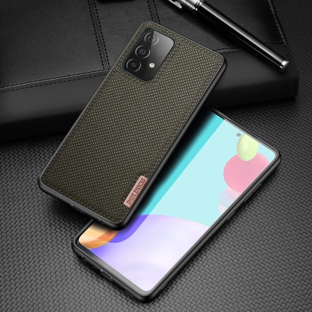 DUX DUCIS FINO ETUI POKROWIEC DO SAMSUNG GALAXY A42 5G Z NYLONOWĄ OKLEINĄ