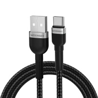 WOZINSKY KABEL USB-A USB-C 2.4A DO TELEFONÓW TABLETÓW 1M SZYBKIE ŁADOWANIE