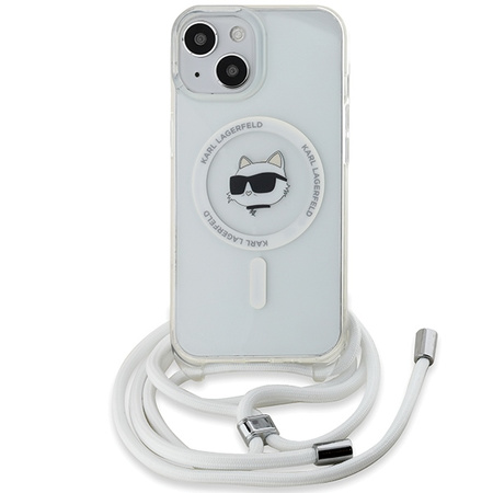 KARL LAGERFELD CASE HARDCASE DO IPHONE 14 13 15 6,1 TRANSPARENT IML