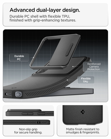 Spigen Optik Armor, black - Samsung Galaxy S26 Ultra
