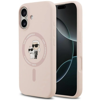 KARL LAGERFELD ETUI SILICONE KARL&CHOUPETTE RING MAGSAFE DO IPHONE 17