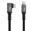 Kabel kątowy Wozinsky WPS3-UY41S USB-C USB4 40Gb/s 240W 1m 4K - czarny