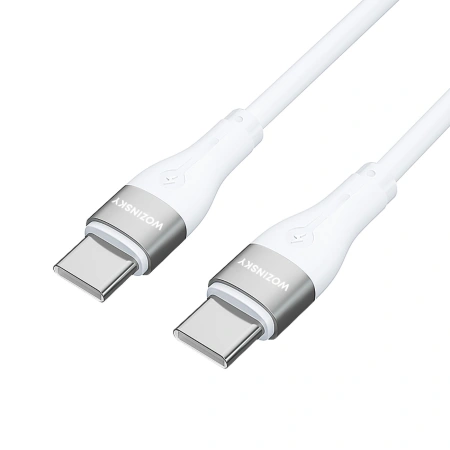 WOZINSKY KABEL USB-C USB-C PD 65W DO LAPTOP TELEFON 1M SZYBKIE ŁADOWANIE