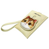 Nimmy Zestaw 3w1 torebka na telefon +    portfel + etui na lokalizator khaki Big Eyed Pet 2.0 Cat