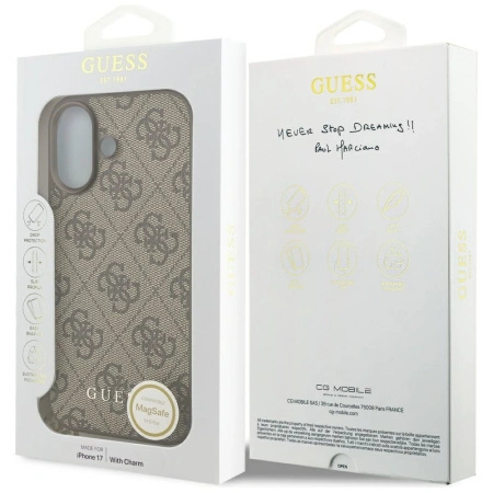 GUESS ETUI 4G CHARMS COLLECTION CASE POKROWIEC DO MAGSAFE IPHONE 17