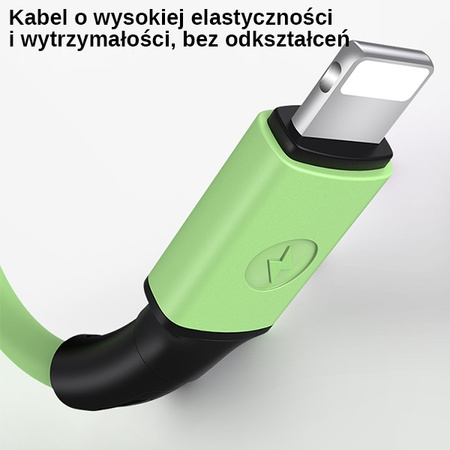 USAMS KABEL DO LIGHTNING 2A DO IPHONE X 11 12 13 Z ŁADOWANIEM FAST CHARGE