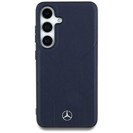 MERCEDES ETUI SKÓRZANE DEBOSSED LINES DO SAMSUNG GALAXY S25 DO MAGSAFE