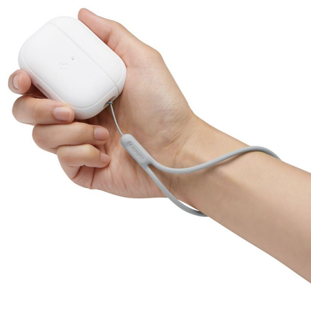 SPIGEN SILICONE FIT STRAP APPLE AIRPODS PRO 1 / 2 WHITE/GREY
