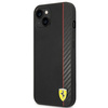 Ferrari FEHCP14SAXBK iPhone 14 6,1" czarny/black hardcase Carbon