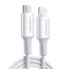 Ugreen kabel przewód MFi USB Typ C - Lightning 3A 1.5 m biały (US171)