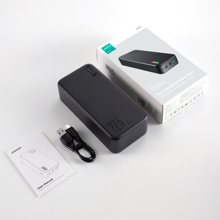Joyroom powerbank 30000mAh Dazzling Series 22.5W czarny (QP196)