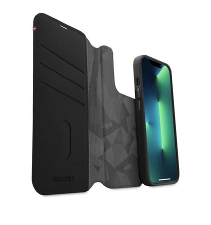 Decoded Detachable Wallet - skórzana obudowa ochronna do iPhone 14 Pro kompatybilna z MagSafe (black)