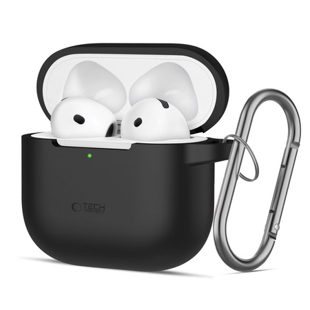 TECH-PROTECT ETUI HOOK DO APPLE AIRPODS 4 OCHRONA ANTYPOŚLIZGOWA SILIKONOWA