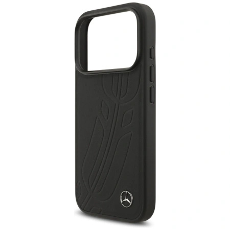 MERCEDES ETUI DO IPHONE 17 PRO LEATHER LARGE LAUREL LEAVE MAGSAFE