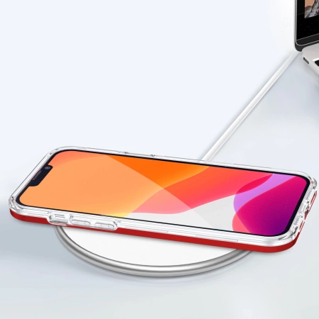 HURTEL POKROWIEC CLEAR 3IN1 DO IPHONE 13 PRO Z RAMKĄ I ŻELOWYM WYKOŃCZENIEM
