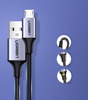 Ugreen kabel przewód USB - micro USB 2m szary (60148)