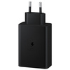 Samsung ładowarka sieciowa 2x USB Typ C / USB PPS, Power Delivery PD 65W, QC 3.0, AFC, FCP czarny (EP-T6530NBEGEU)